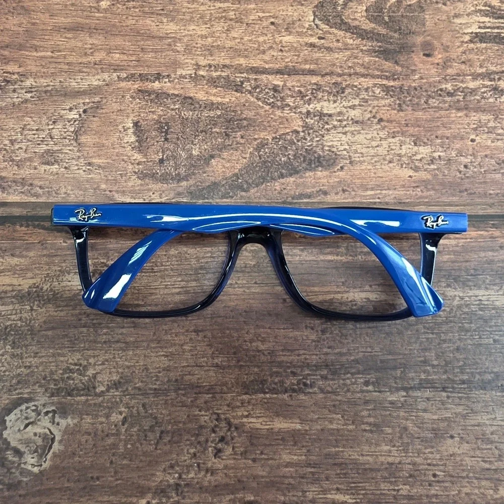 Ray-Ban Junior RB1562 3686 Blue Navy Square Eyeglasses 48-16-125